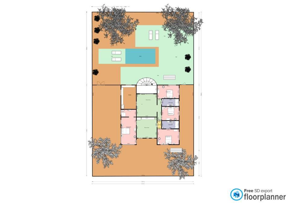Relex Villa With Private Pool Willemstad Bagian luar foto